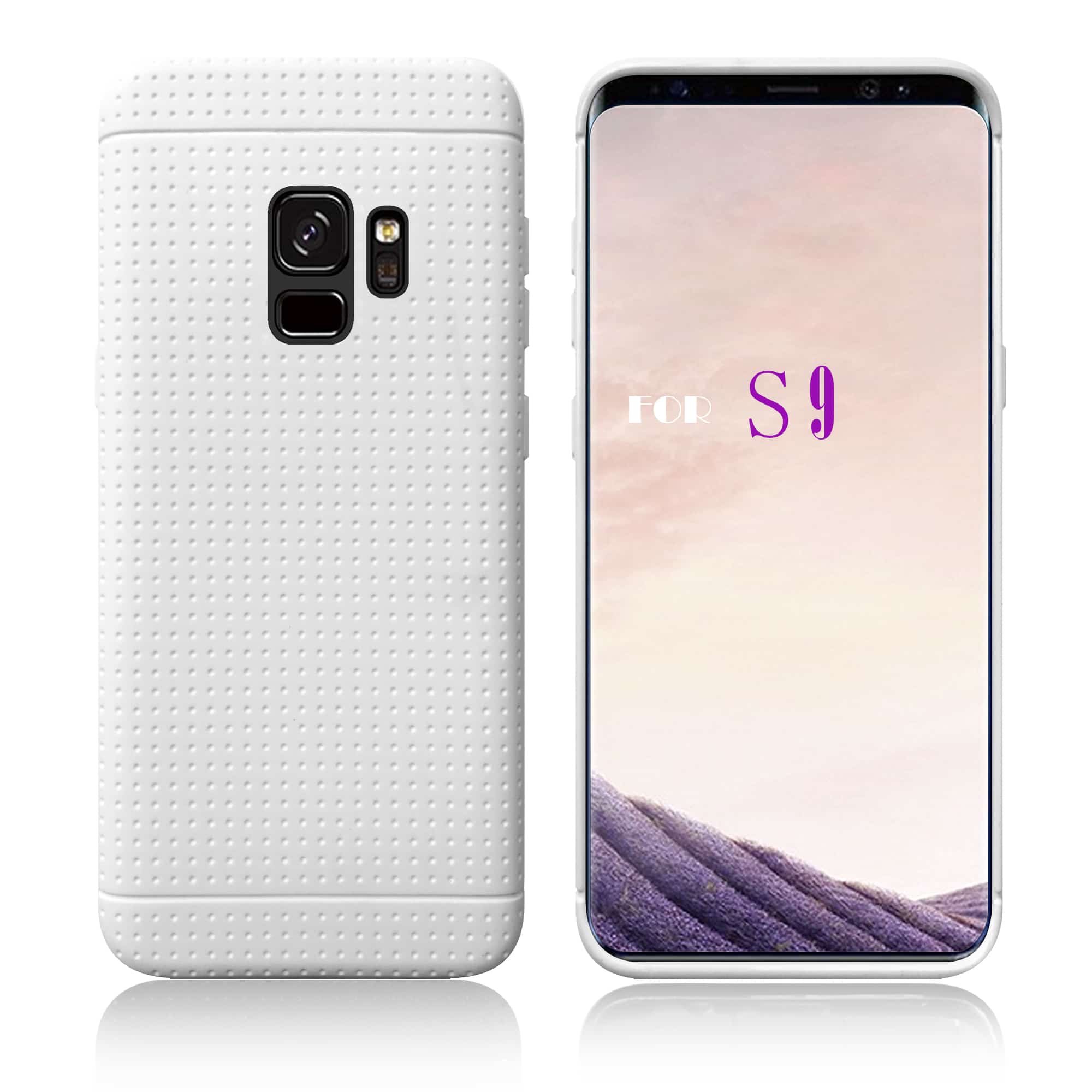 Funda Samsung Galaxy S9 Plus Silicone Tecra Blanca