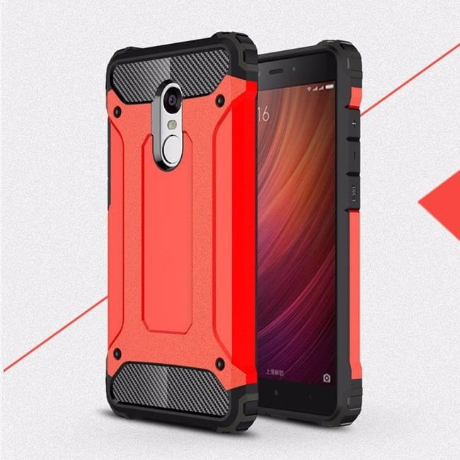 Funda Xiaomi Redmi 5 Plus Shock Resistante Roja