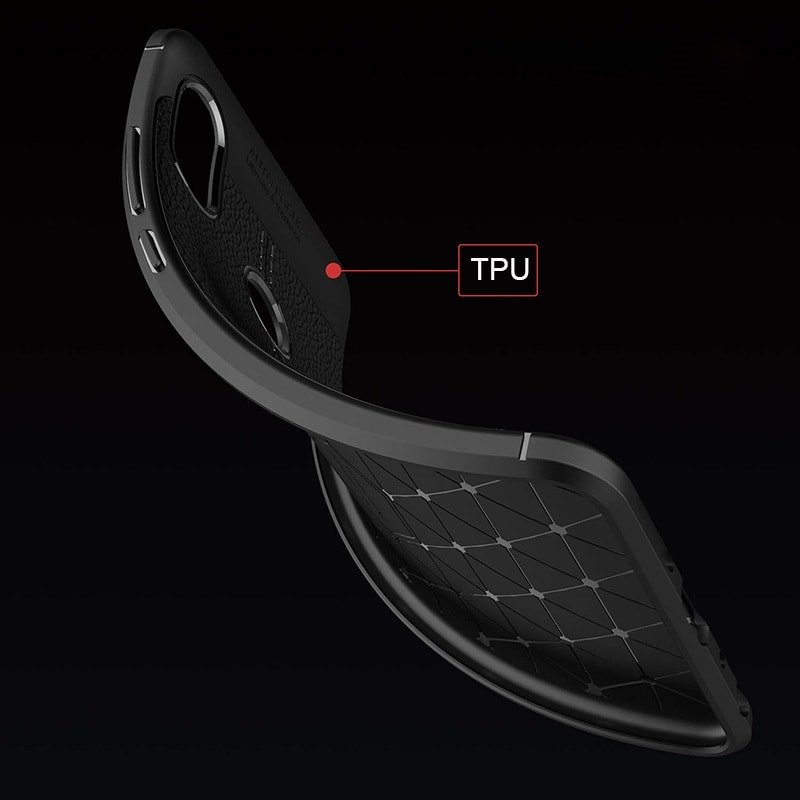 Funda Xiaomi Redmi Note 5 Tpu Cuero 3D Negra