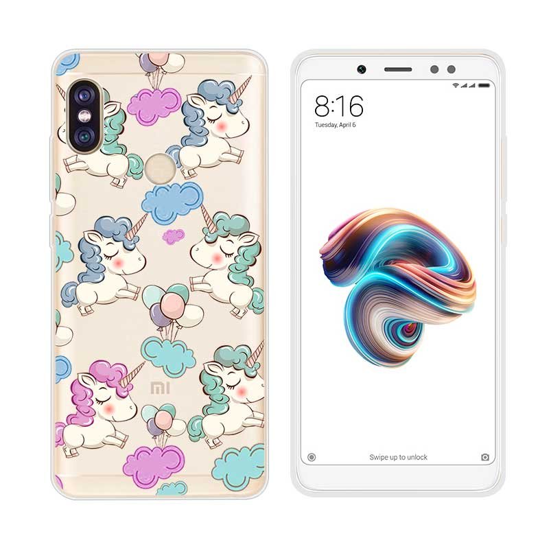 Funda Xiaomi Redmi Note 5 Gel Dibujo Unicornio