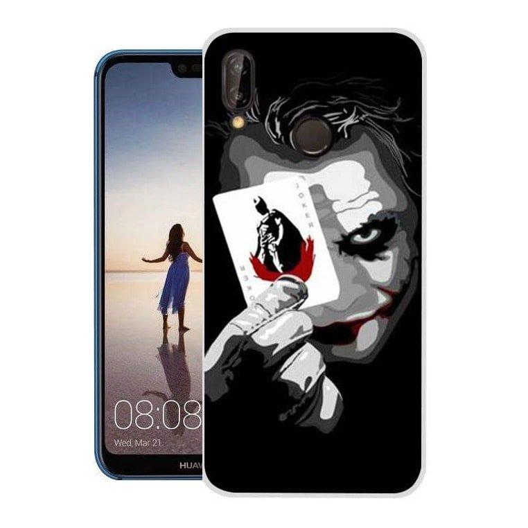 Funda Huawei P20 Lite Gel Dibujo Joker de alta calidad.