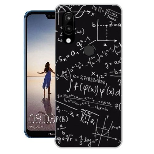 Funda Huawei P20 Lite Gel Dibujo Formulas de alta calidad.