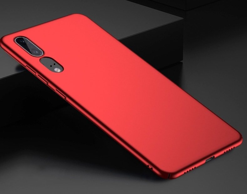 Funda Gel Huawei P20 Flexible y lavable Mate Roja