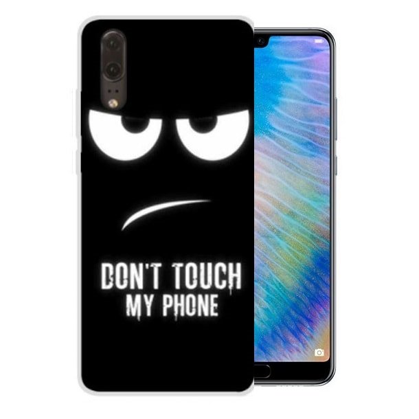 Funda Huawei P20 Gel Dibujo Enfadado Indestructible de alta calidad.