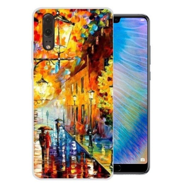 Funda Huawei P20 Gel Dibujo Pintura Indestructible de alta calidad.