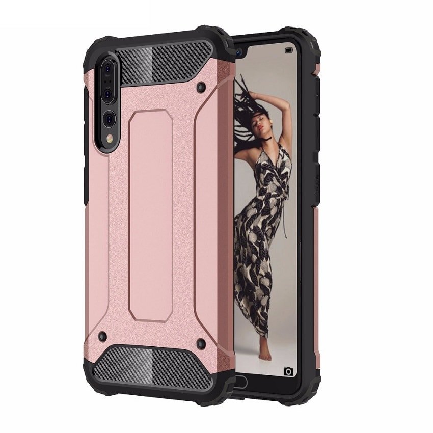 Funda Huawei P20 Pro Shock Resistante Rosa.