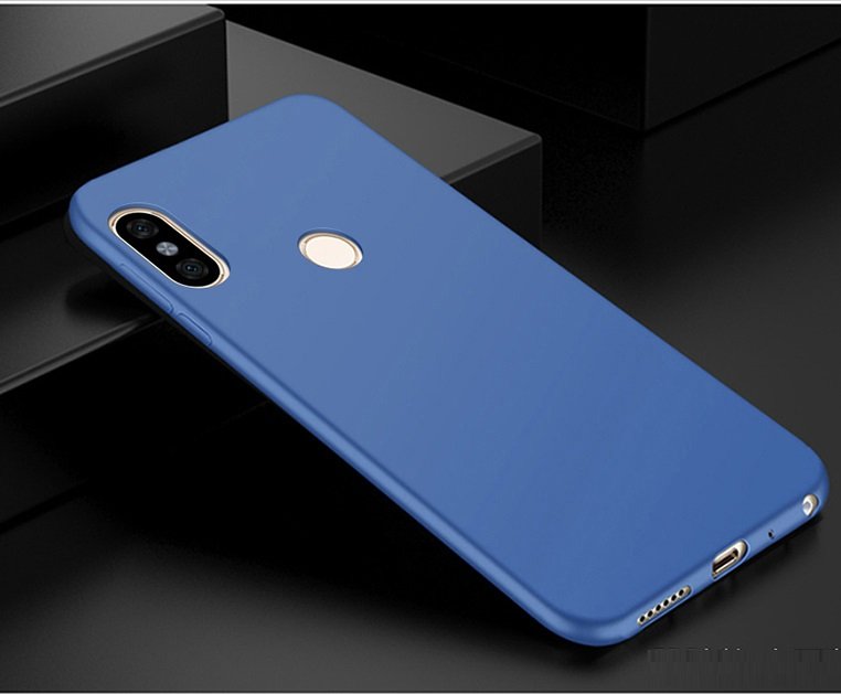 Funda Gel Xiaomi Mi 6X Flexible y lavable Mate Azul