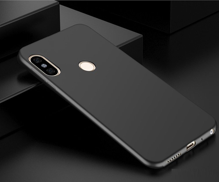 Funda Gel Xiaomi Note 5 Flexible y lavable Mate Negra