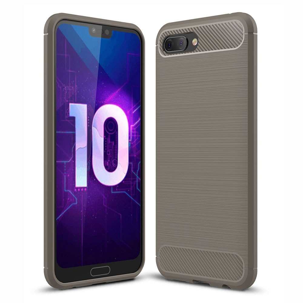 funda gel tpu cepillada Gris Honor 10