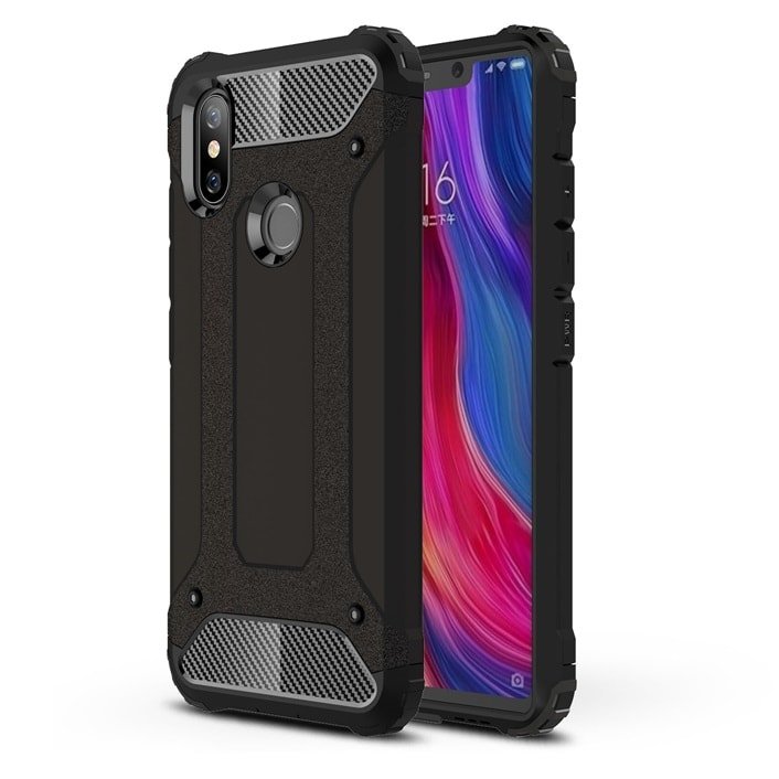 Funda Xiaomi MI 8 Shock Resistante Negra