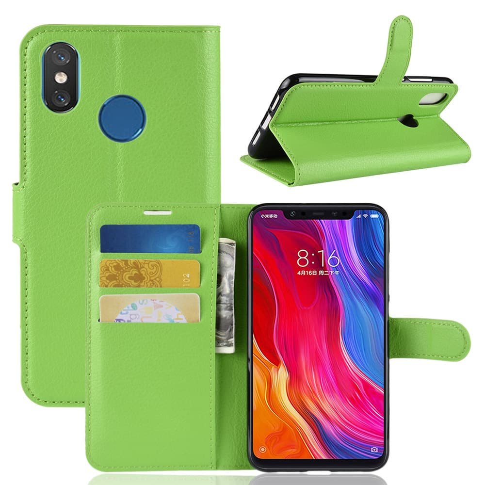 Funda Libro Xiaomi Mi 8 Soporte verde