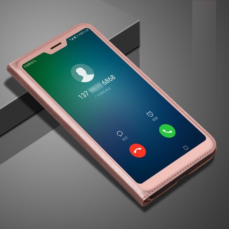 Funda Libro Xiaomi MI 8 con Tapa y Soporte Completa rosa