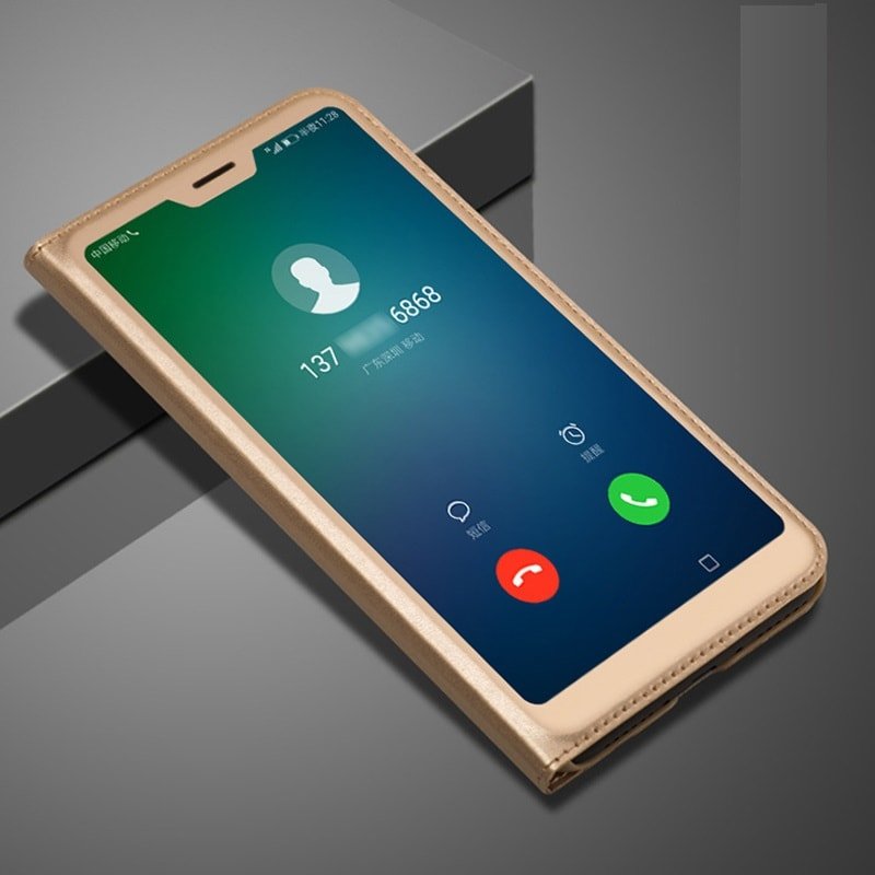 Funda Libro Xiaomi MI 8 con Tapa y Soporte Completa champan