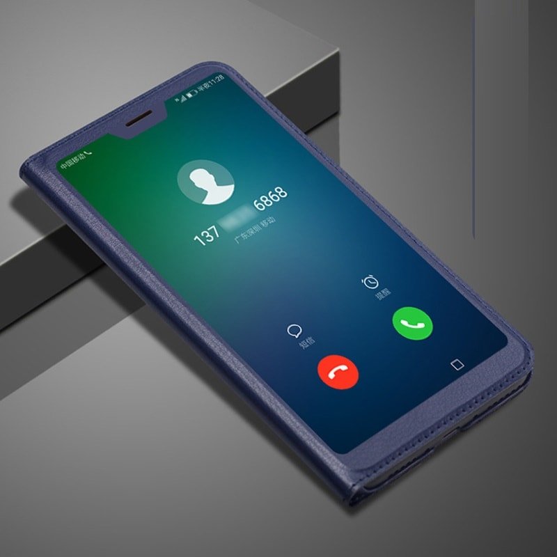 Funda Libro Xiaomi MI 8 con Tapa y Soporte Completa azul