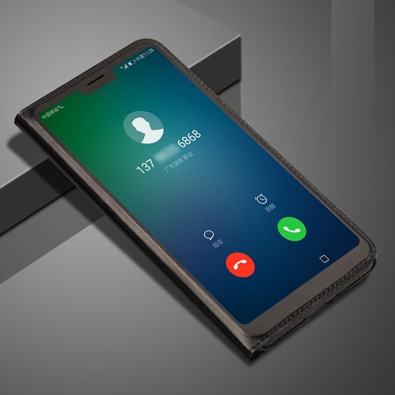 Funda Libro Xiaomi MI 8 con Tapa y Soporte Completa negra