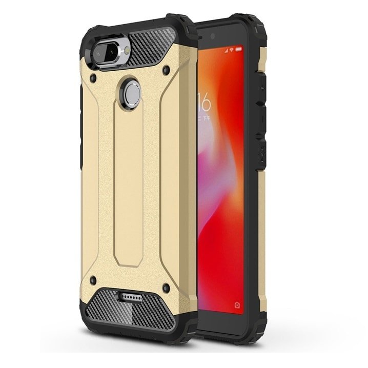 Funda Xiaomi Redmi 6 Shock Resistante Dorada