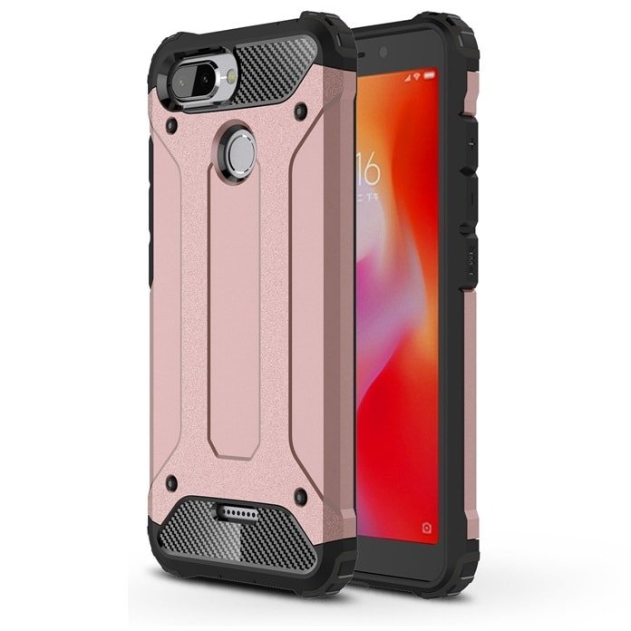 Funda Xiaomi Redmi 6 Shock Resistante Rosa