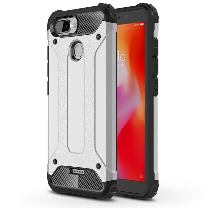 Funda Xiaomi Redmi 6 Shock Resistante Gris