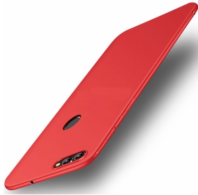 Funda Gel Xiaomi Redmi 6 Flexible y lavable Mate Roja