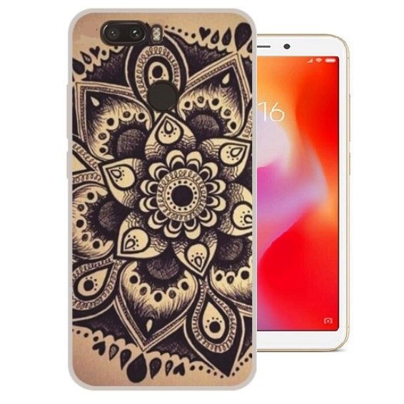 Funda Xiaomi Redmi 6 Gel Dibujo Flor