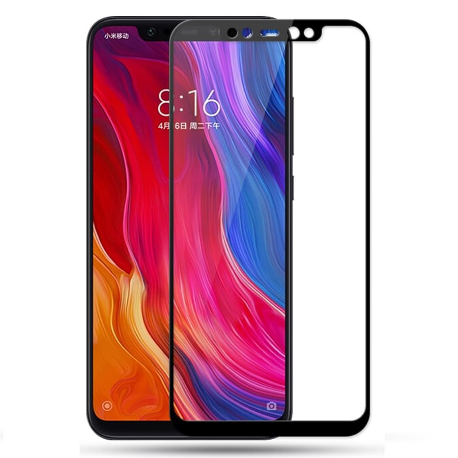 Protector Pantalla Cristal Templado Premium Xiaomi Mi A2 Lite Negro Mas duro del Mundo (G Glass).