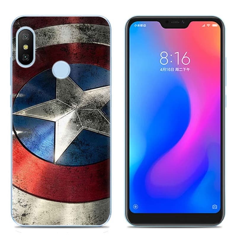 Funda Xiaomi Mi A2 Lite Gel Dibujo America