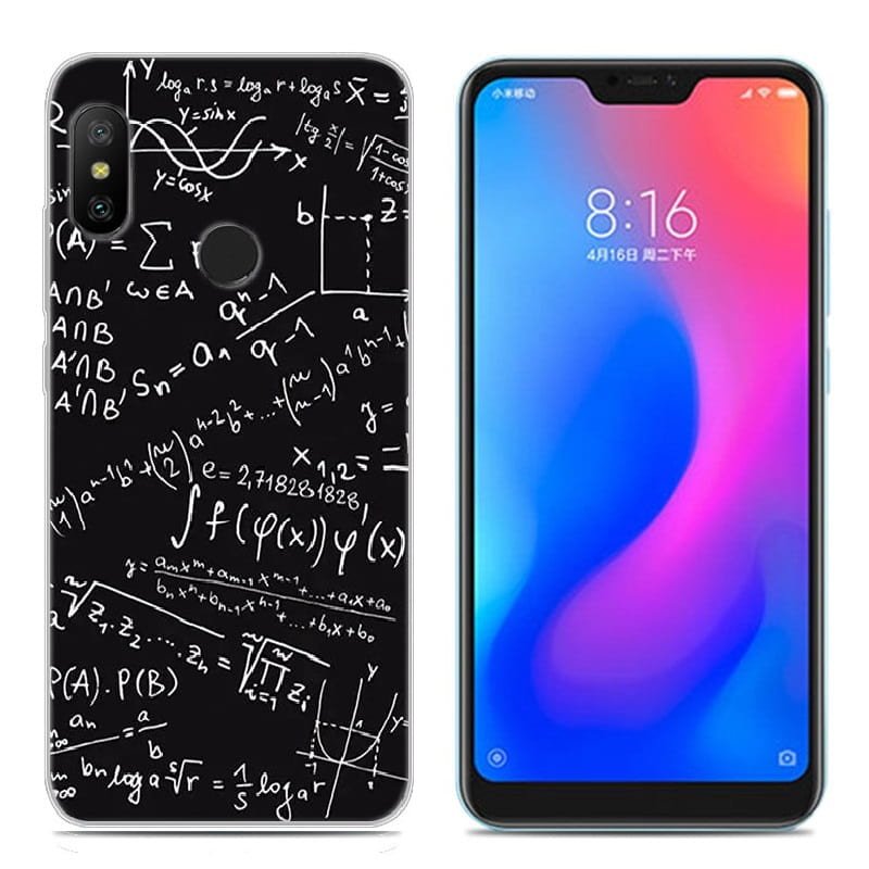 Funda Xiaomi Mi A2 Lite Gel Dibujo Formulas