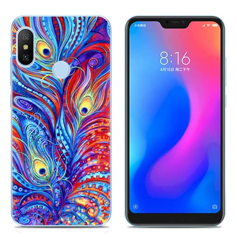 Funda Xiaomi Mi A2 Lite Gel Dibujo Paon