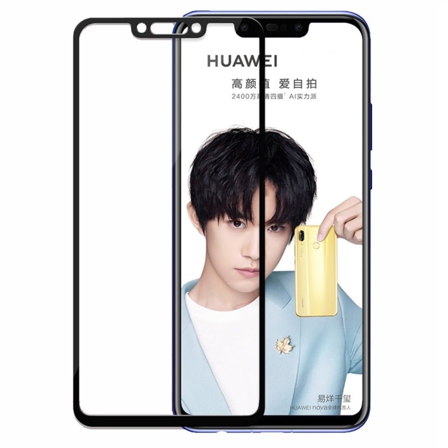 Protector Pantalla Cristal Templado Premium Huawei P Smart Plus Negro