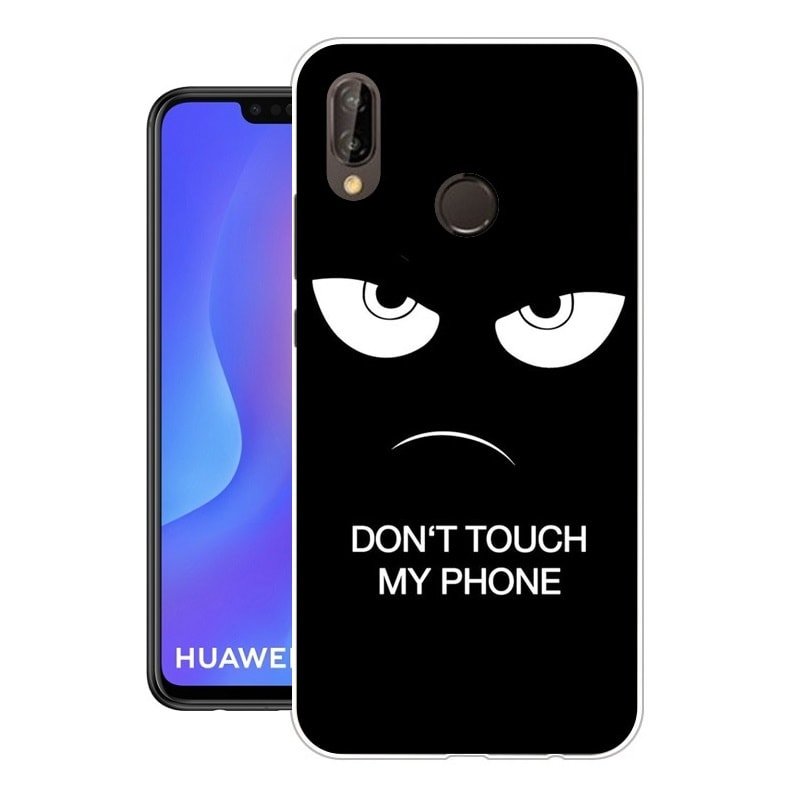 Funda Huawei P Smart Plus Gel Dibujo Enfadado