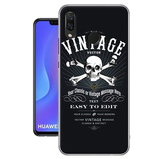 Funda Huawei P Smart Plus Gel Dibujo Vintage