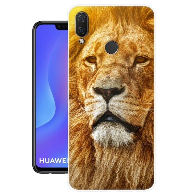 Funda Huawei P Smart Plus Gel Dibujo Leon