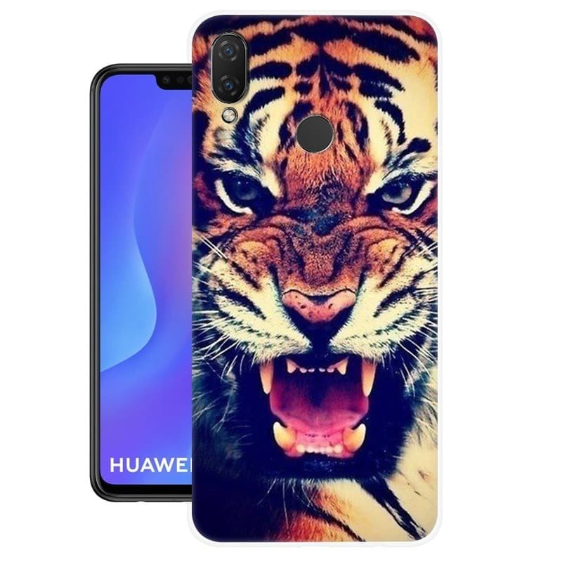 Funda Huawei P Smart Plus Gel Dibujo Tigre