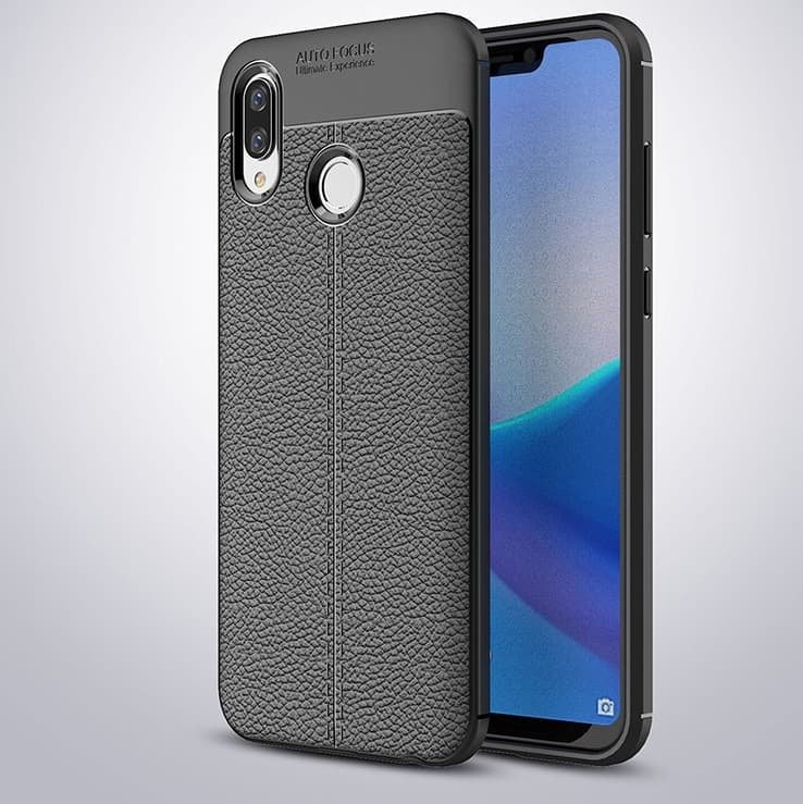 Funda Honor Play Gel Cuero 3D Negra