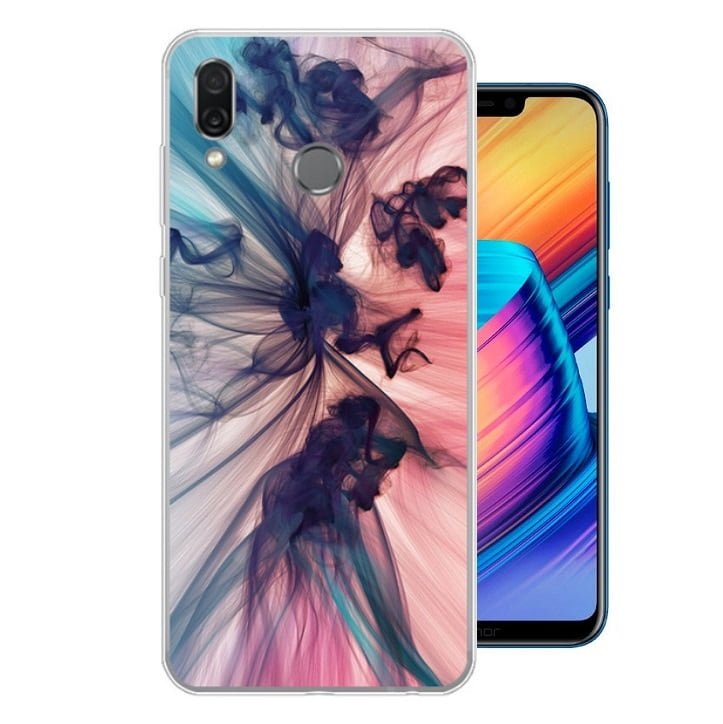 Funda Honor Play Gel Dibujo Humo Indestructible de alta calidad.