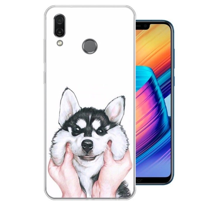 Funda Honor Play Gel Dibujo Perro Indestructible de alta calidad.