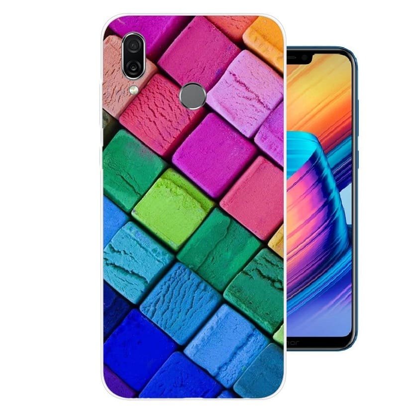 Funda Honor Play Gel Dibujo Cuadros Indestructible de alta calidad.