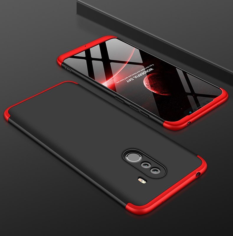 Funda 360 Xiaomi Pocophone F1 Roja y Negra
