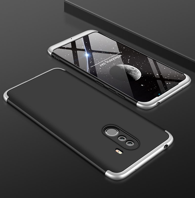 Funda 360 Xiaomi Pocophone F1 Gris y Negra