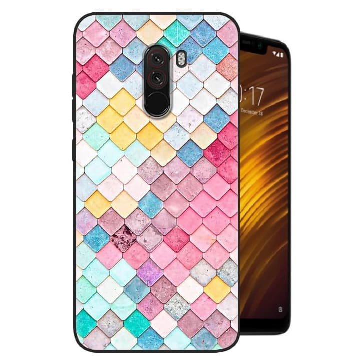 Funda Pocophone F1 Gel Dibujo Aquarela Indestructible de alta calidad.