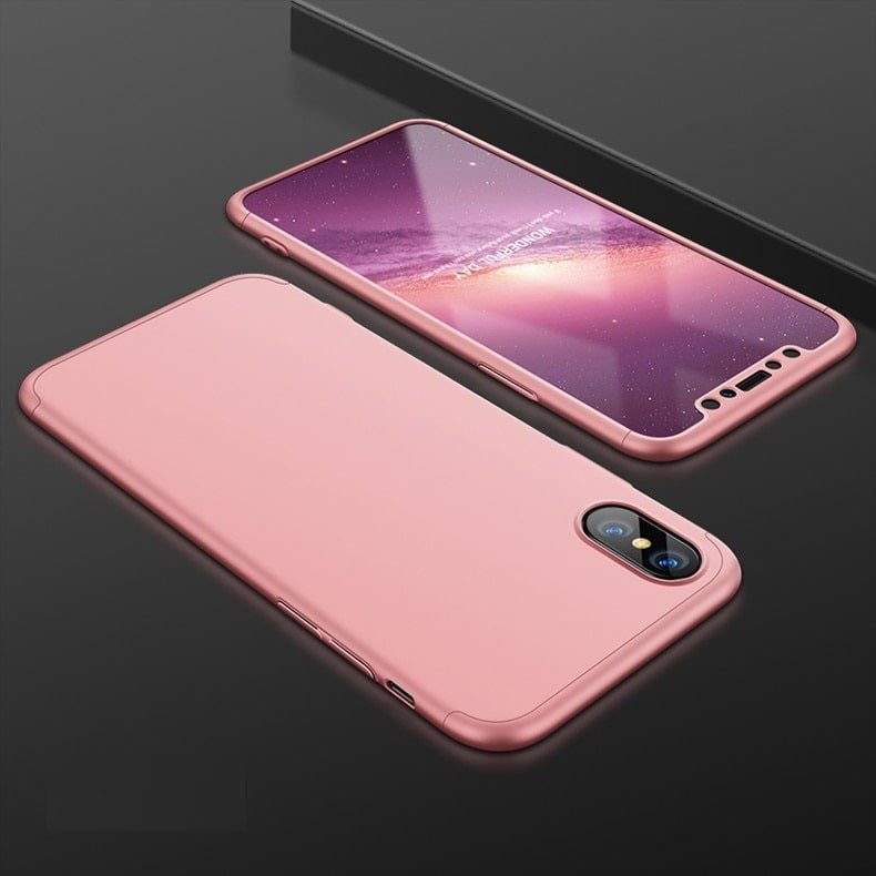 Funda 360 iPhone XS Rosa