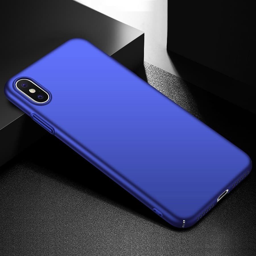 Carcasa iPhone XS Azul.