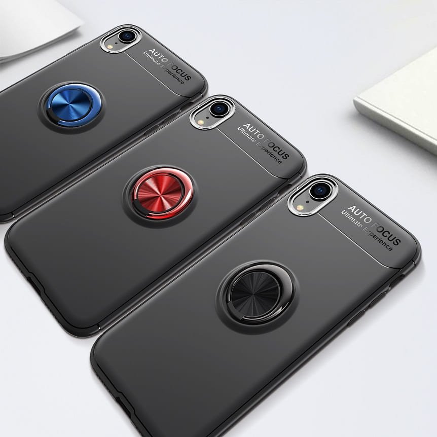 Funda iPhone XS Anillo Soporte