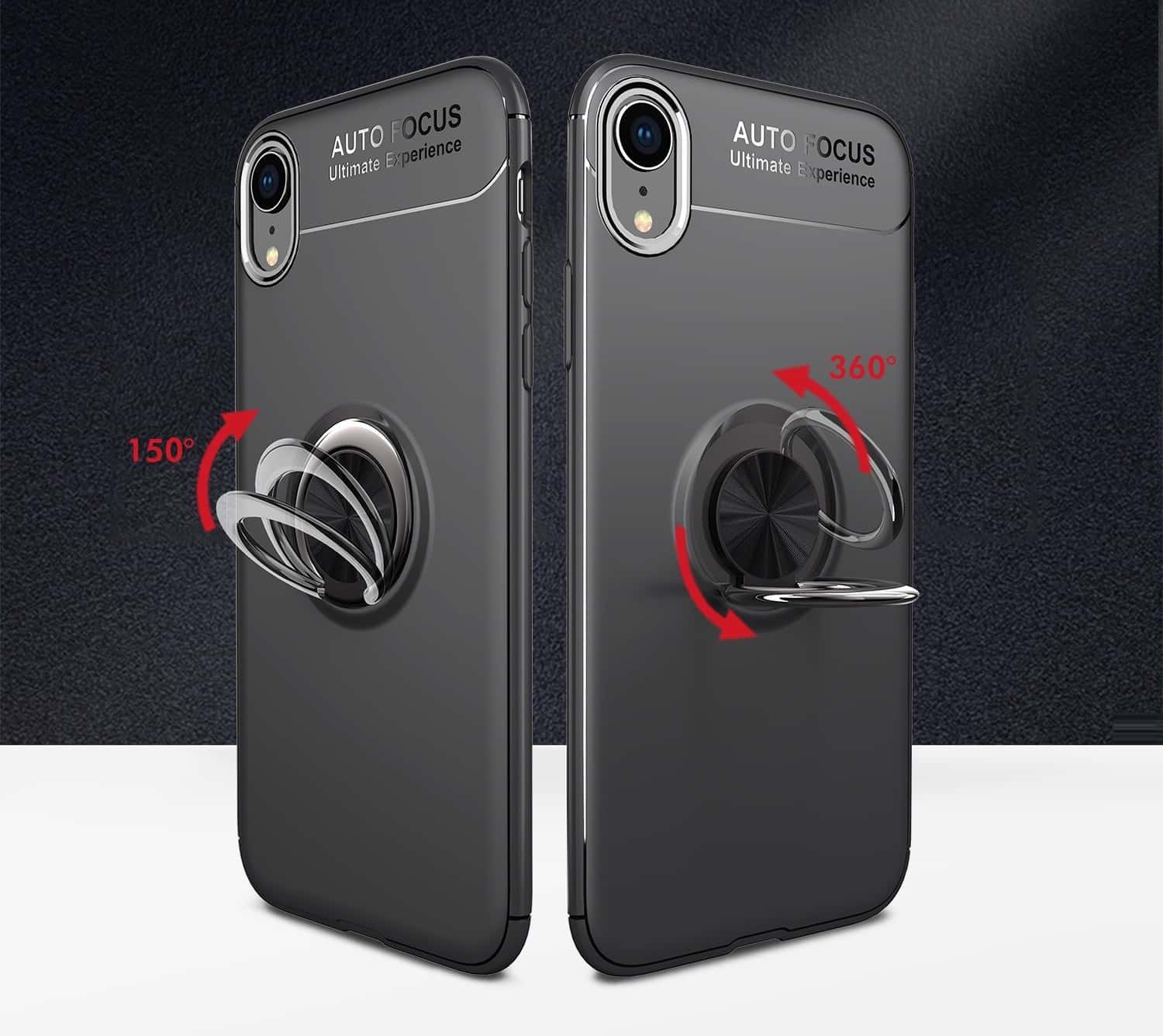 Funda iPhone XS Anillo Soporte