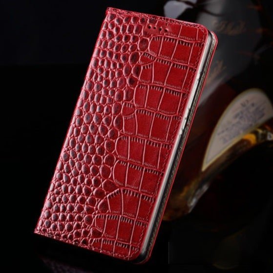 Funda Piel Autentica Huawei Mate 20 Lite Libro roja